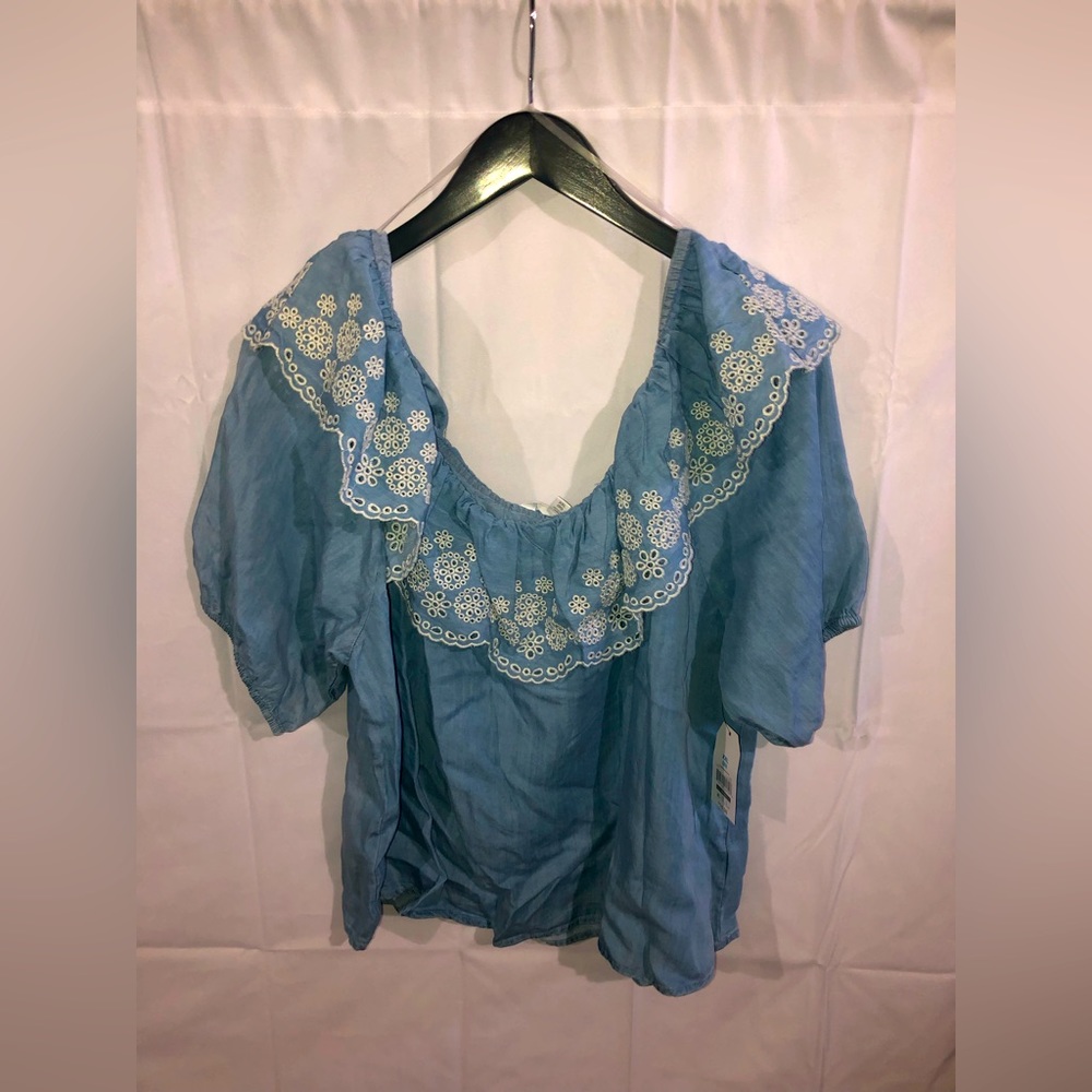 Off the shoulder blouse
